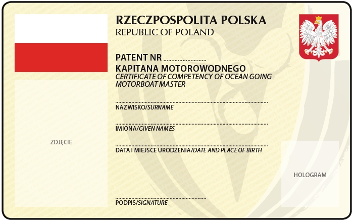 patent kapitana motorowodnego