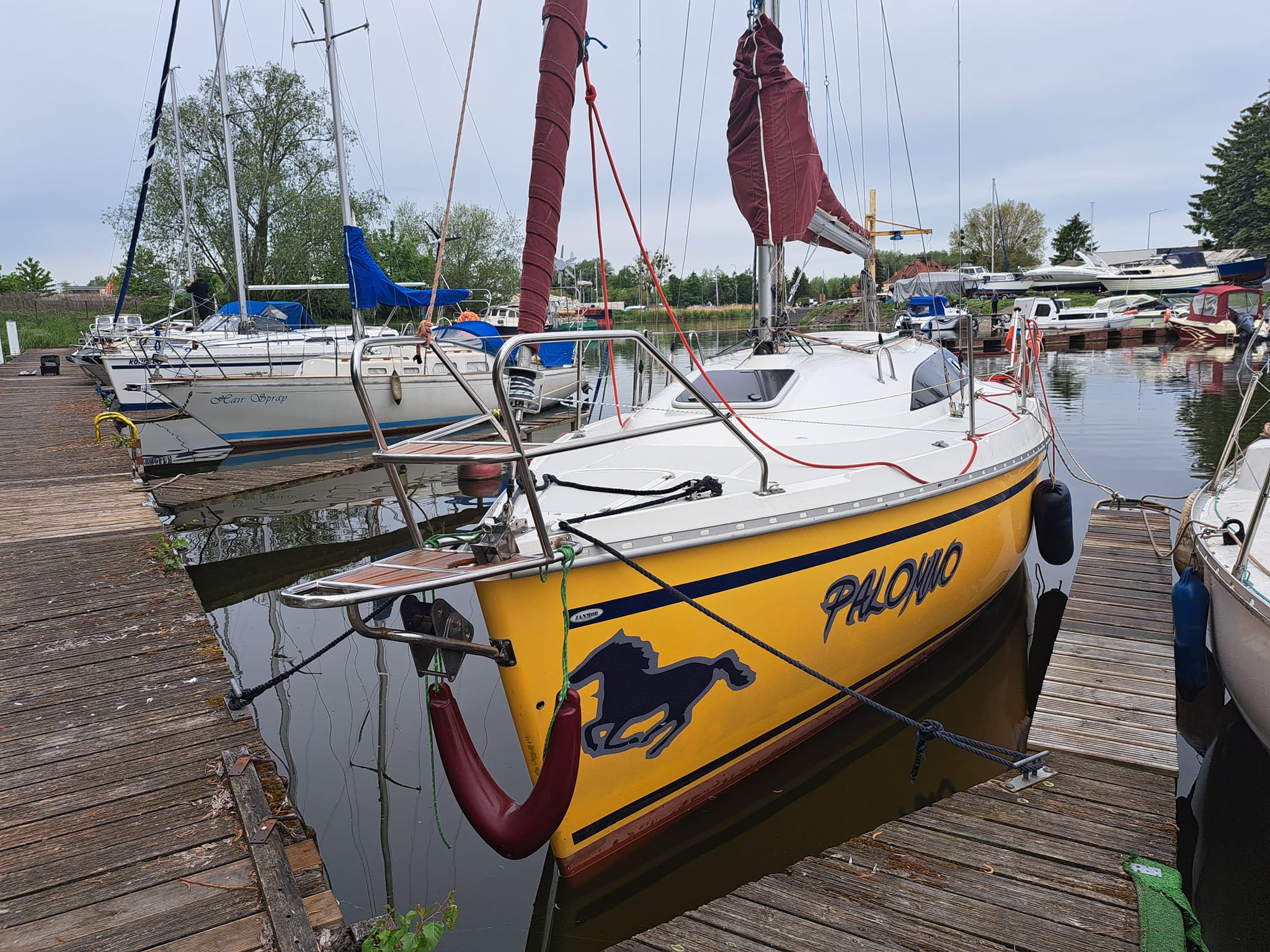 palomino janmor 28 zalew wislany jacht zaglowy