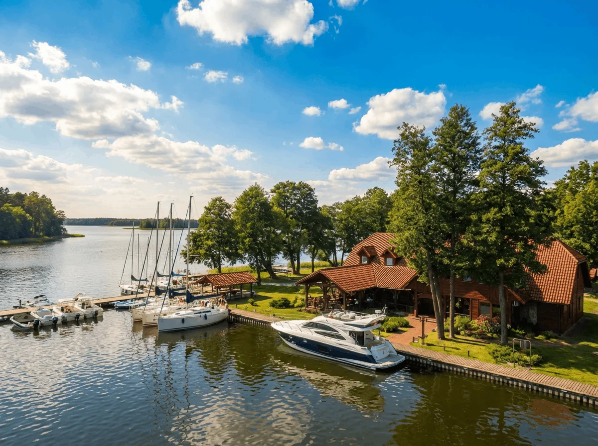 hotel pod debem ruciane nida houseboat